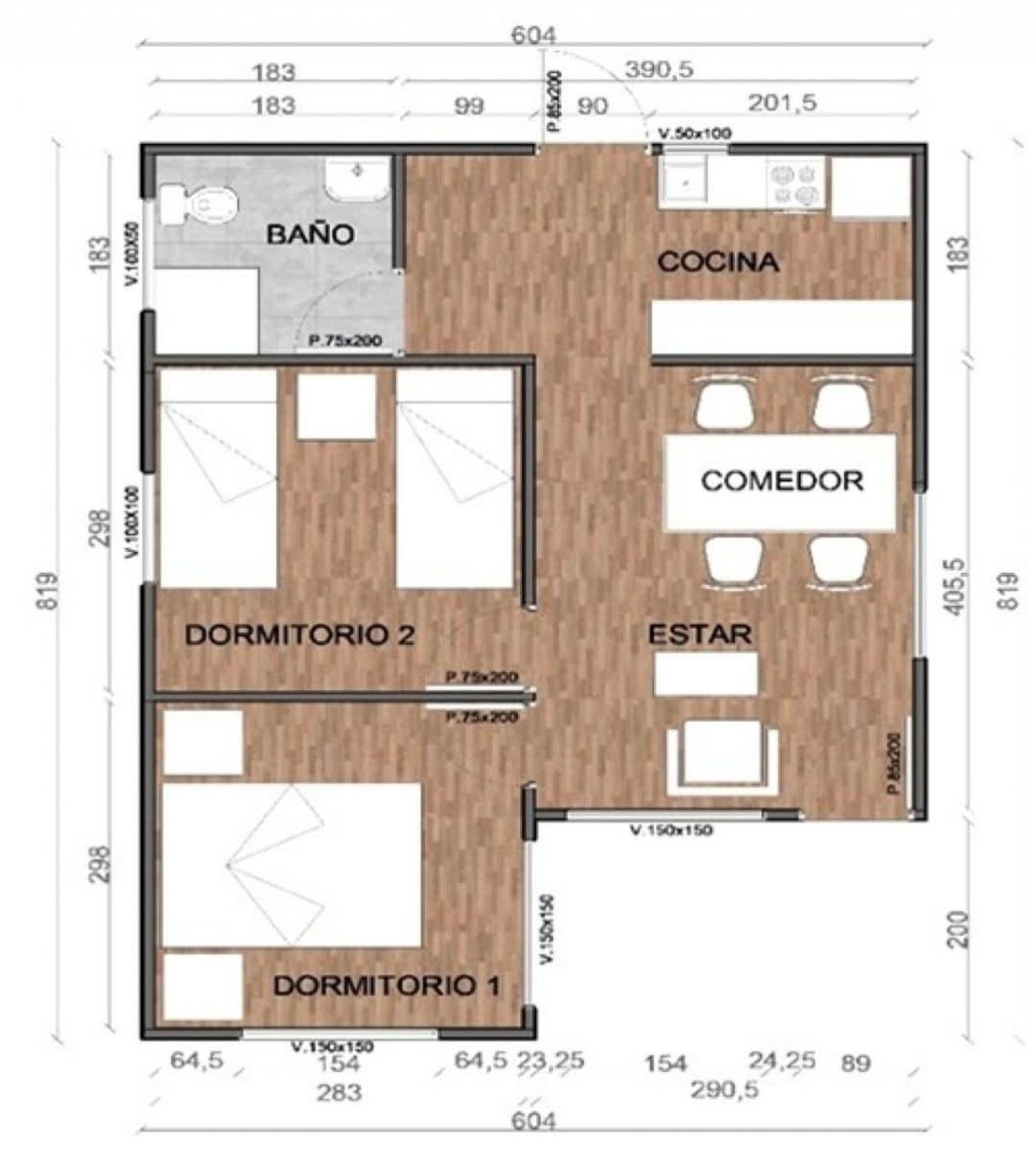 Plano de vivienda